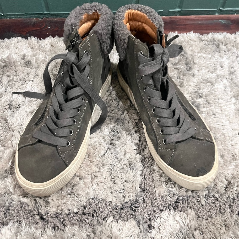 UGG Gray Women’s High-Top Sneakers